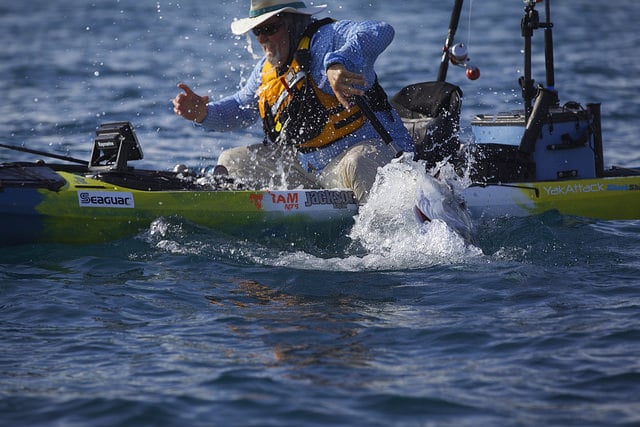 Kayak Fishing in Saltwater (video)