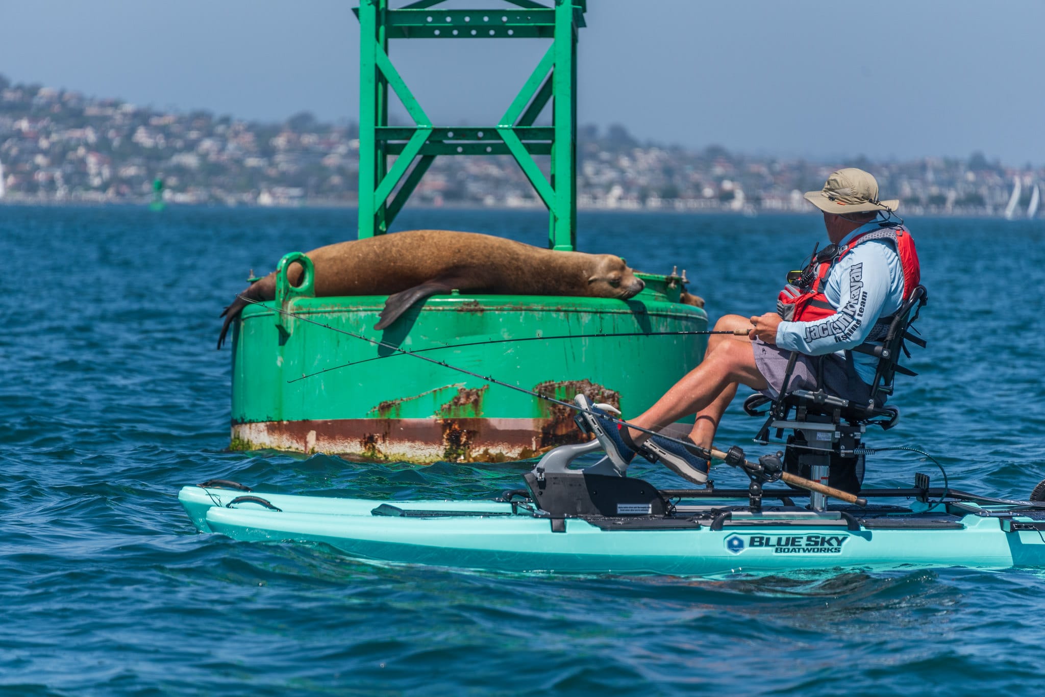 S10E13 Kayak fishing San Diego in our Blue Sky Boatworks Angler 360