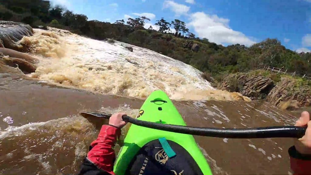 Local run joy laps Paddling the Barwon River Jackson Kayak